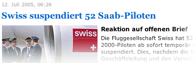 Schlechte Swiss News